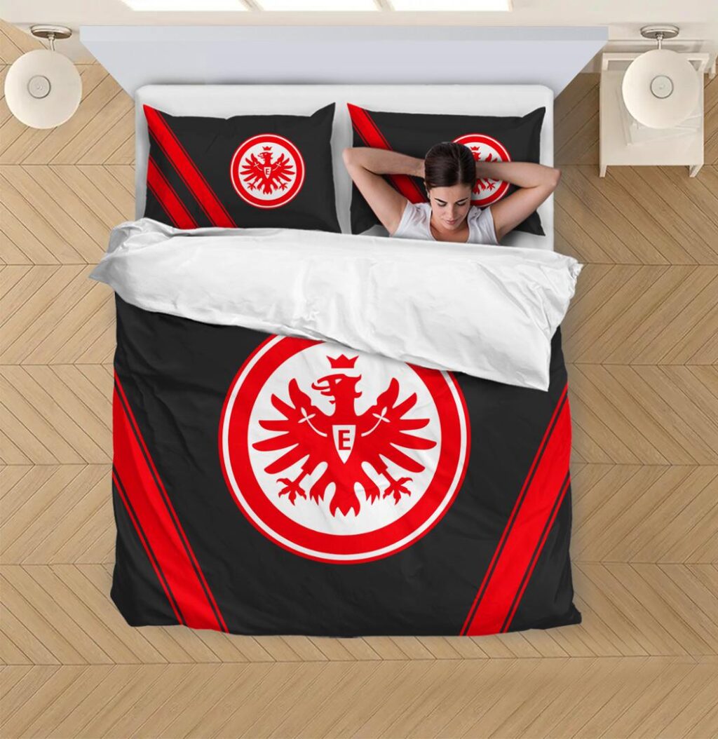 DFL Eintracht Frankfurt Bedding Duvet Cover | Quilt + 1|2 Pillow Cases