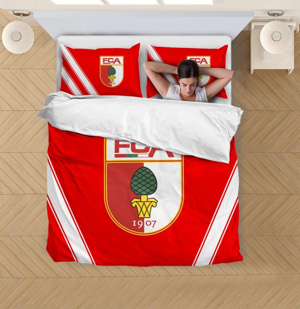 DFL FC Augsburg Bedding Duvet Cover | Quilt + 1|2 Pillow Cases