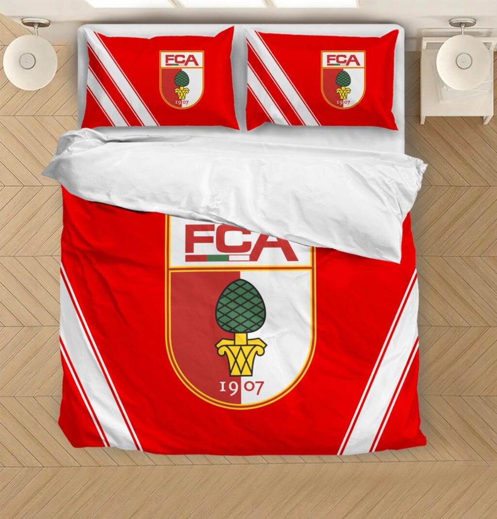 DFL FC Augsburg Bedding Duvet Cover | Quilt + 1|2 Pillow Cases