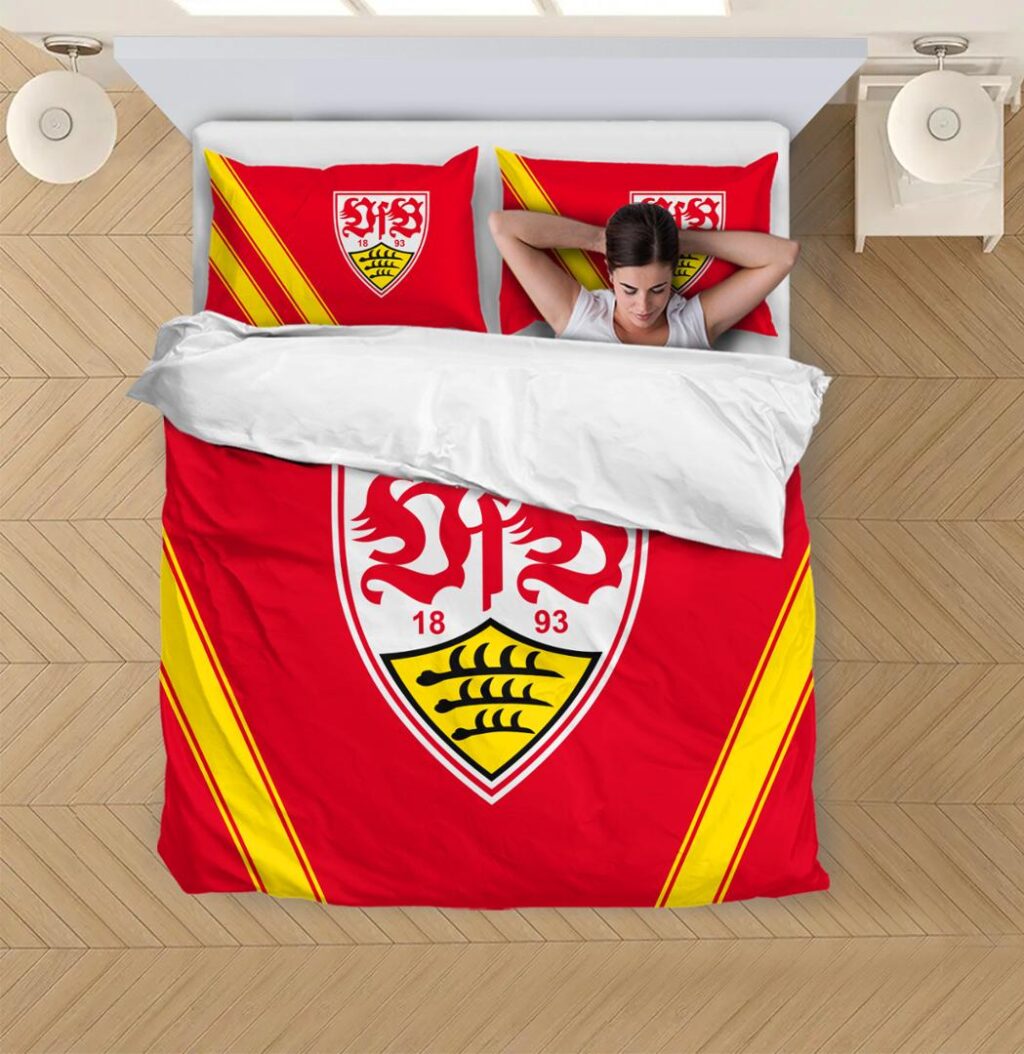 DFL VfB Stuttgart Bedding Duvet Cover | Quilt + 1|2 Pillow Cases