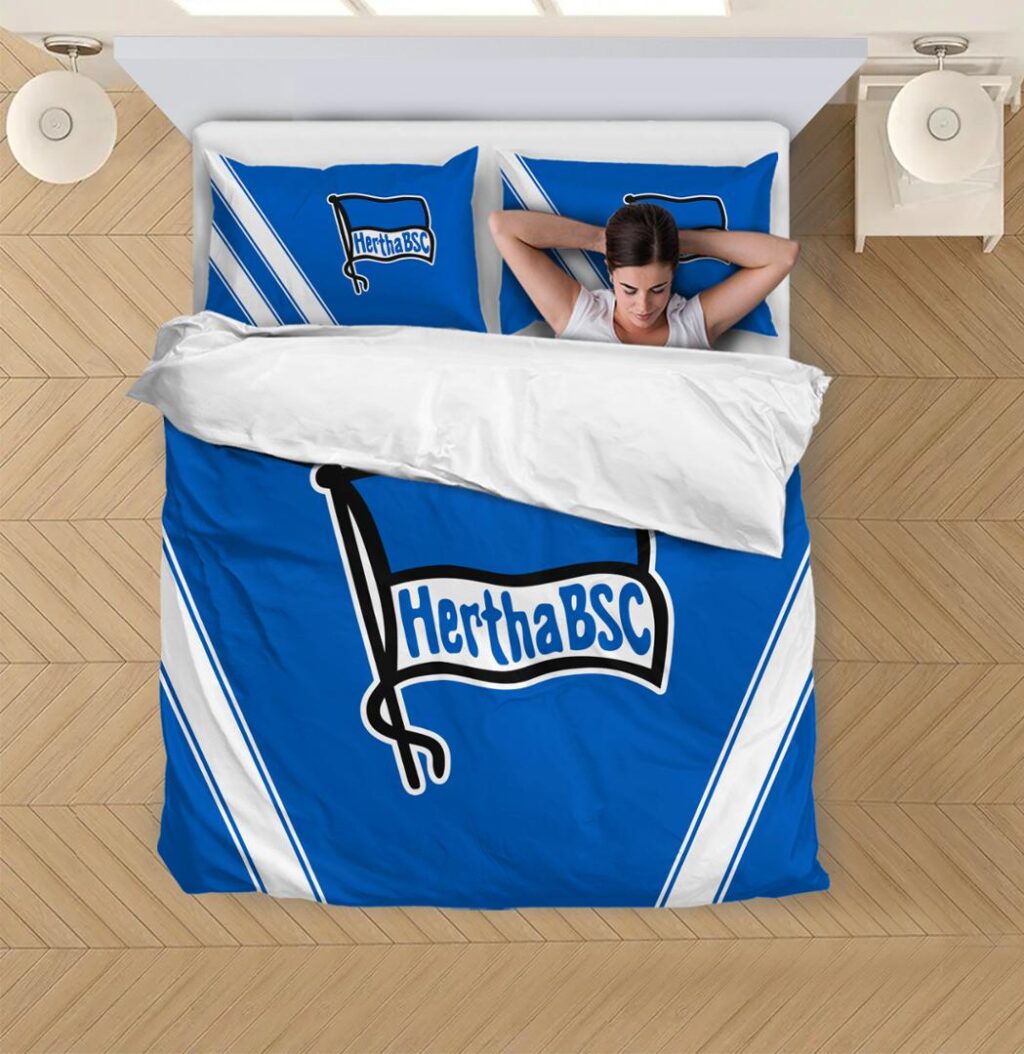 DFL Hertha BSC Bedding Duvet Cover | Quilt + 1|2 Pillow Cases