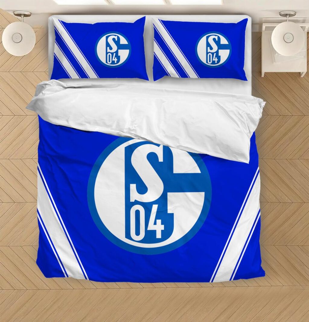 DFL Schalke 04 Bedding Duvet Cover | Quilt + 1|2 Pillow Cases