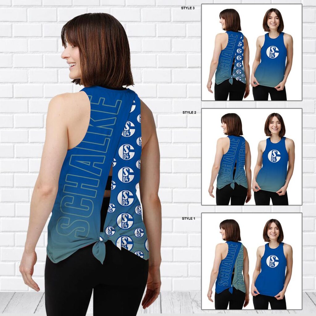 17Schalke072 | Women's Tieback Tank