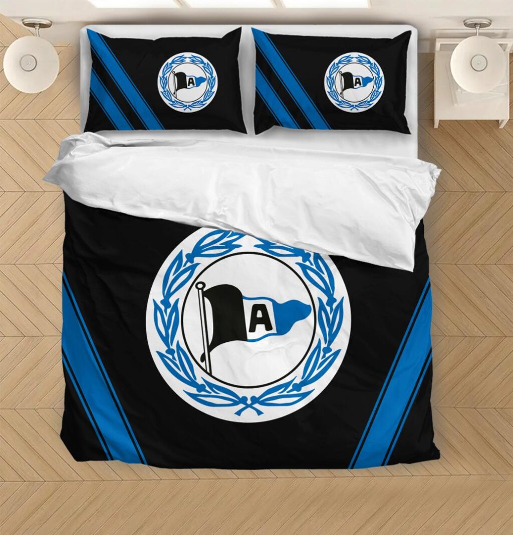 DFL Arminia Bielefeld Bedding Duvet Cover | Quilt + 1|2 Pillow Cases