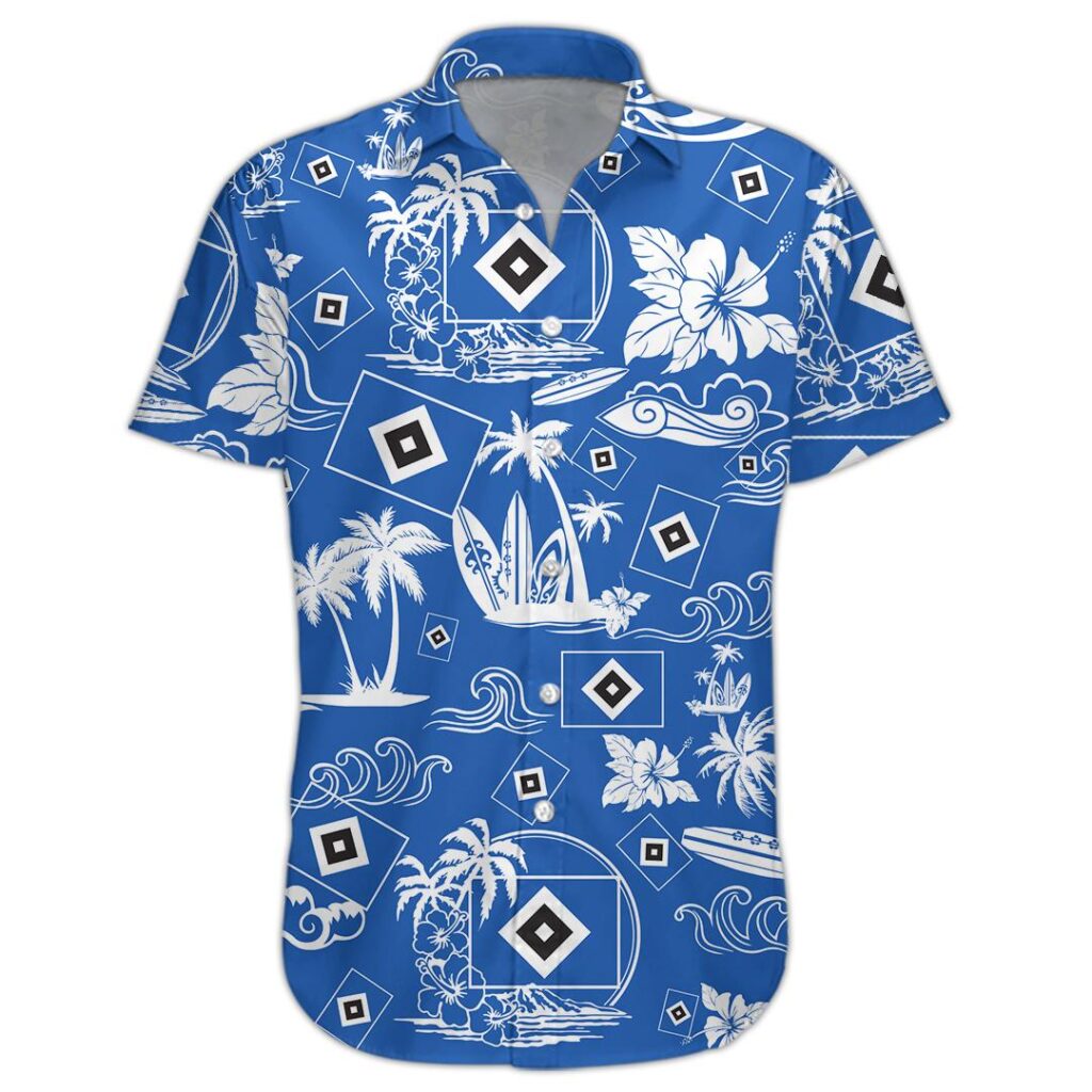 21HamburgerSV070 | Hawaiian Shirt and Shorts