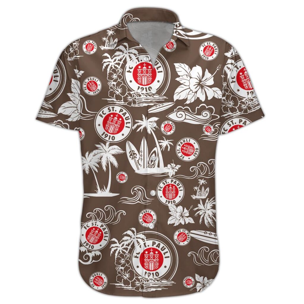 23FCStPauli070 | Hawaiian Shirt and Shorts