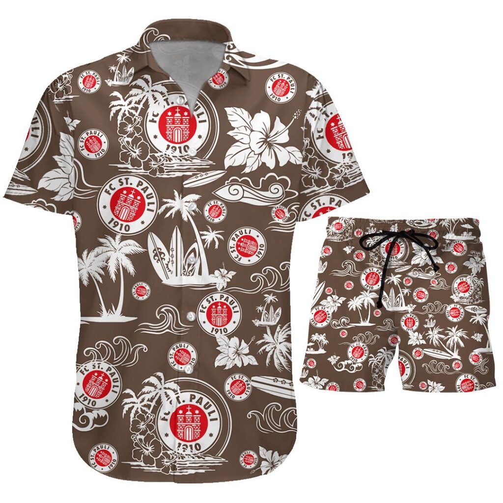 23FCStPauli070 | Hawaiian Shirt and Shorts