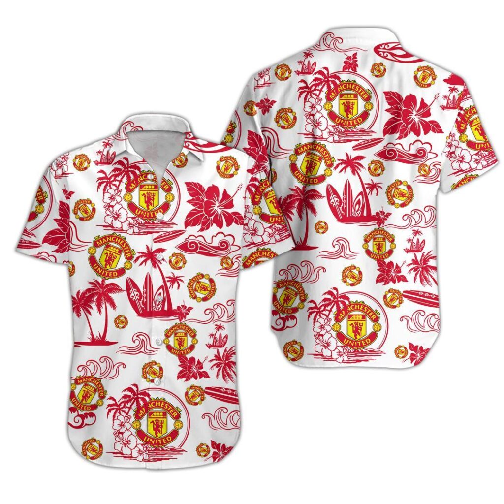 01ManUnited073 | Hawaiian Shirt and Shorts