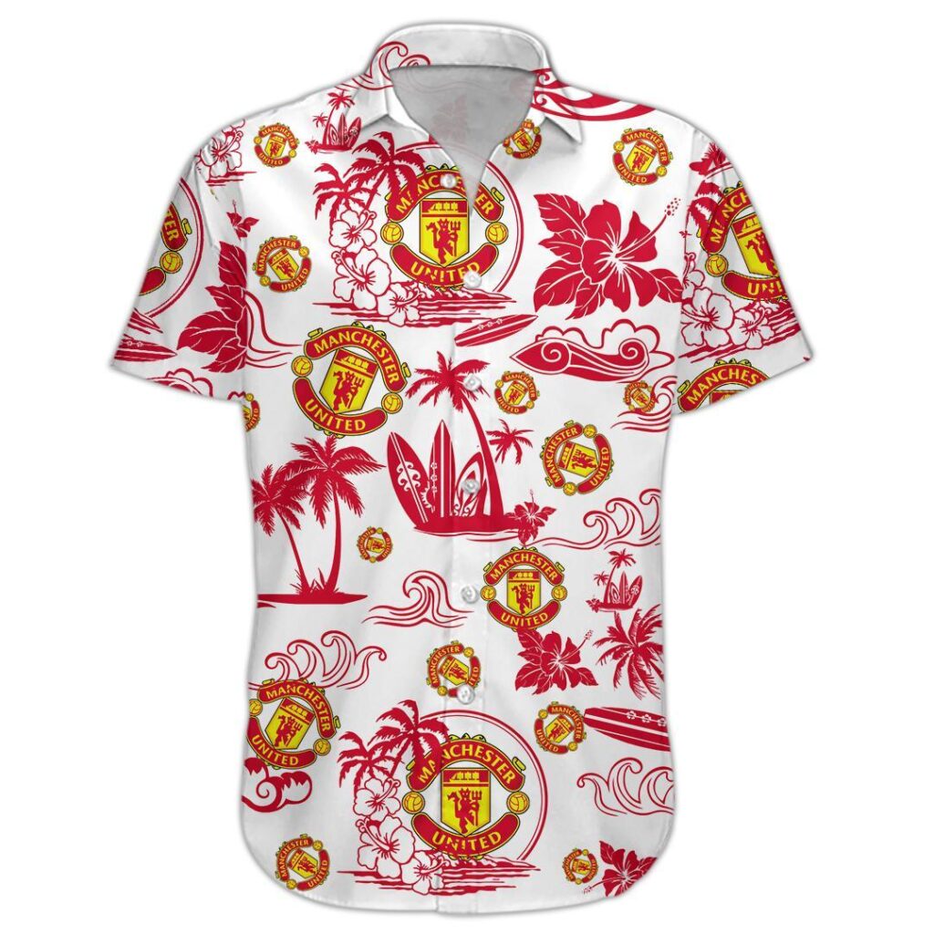 01ManUnited073 | Hawaiian Shirt and Shorts