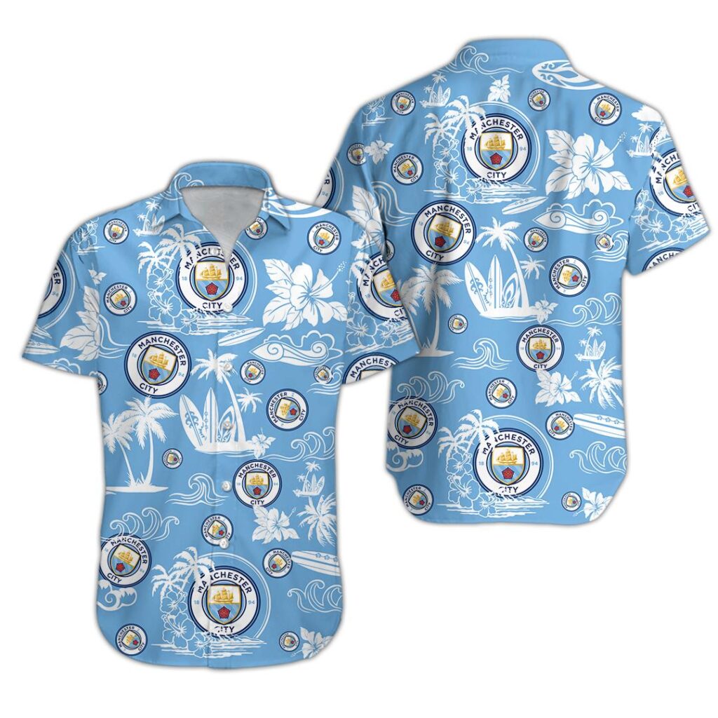 02ManCity073 | Hawaiian Shirt and Shorts