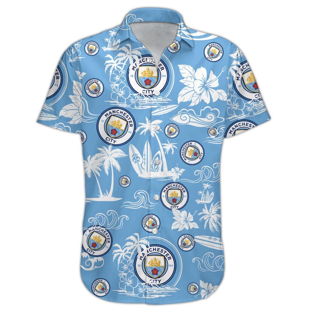 02ManCity073 | Hawaiian Shirt and Shorts