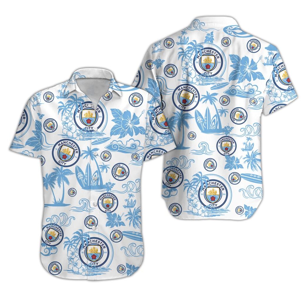 02ManCity073 | Hawaiian Shirt and Shorts