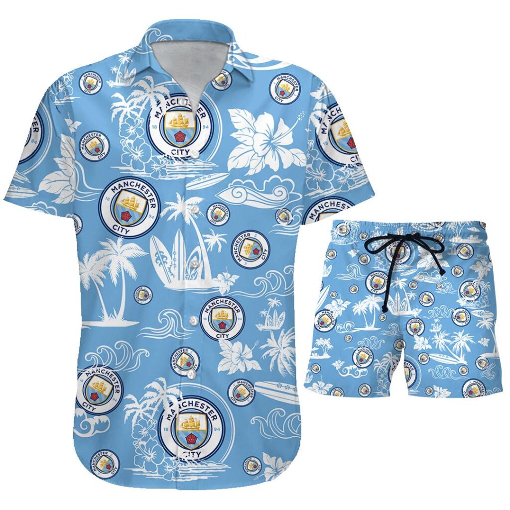 02ManCity073 | Hawaiian Shirt and Shorts