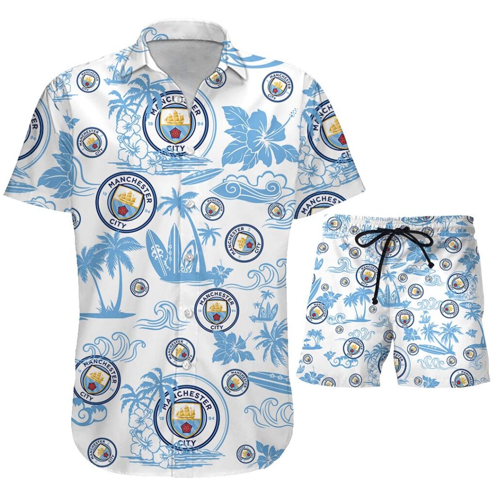 02ManCity073 | Hawaiian Shirt and Shorts