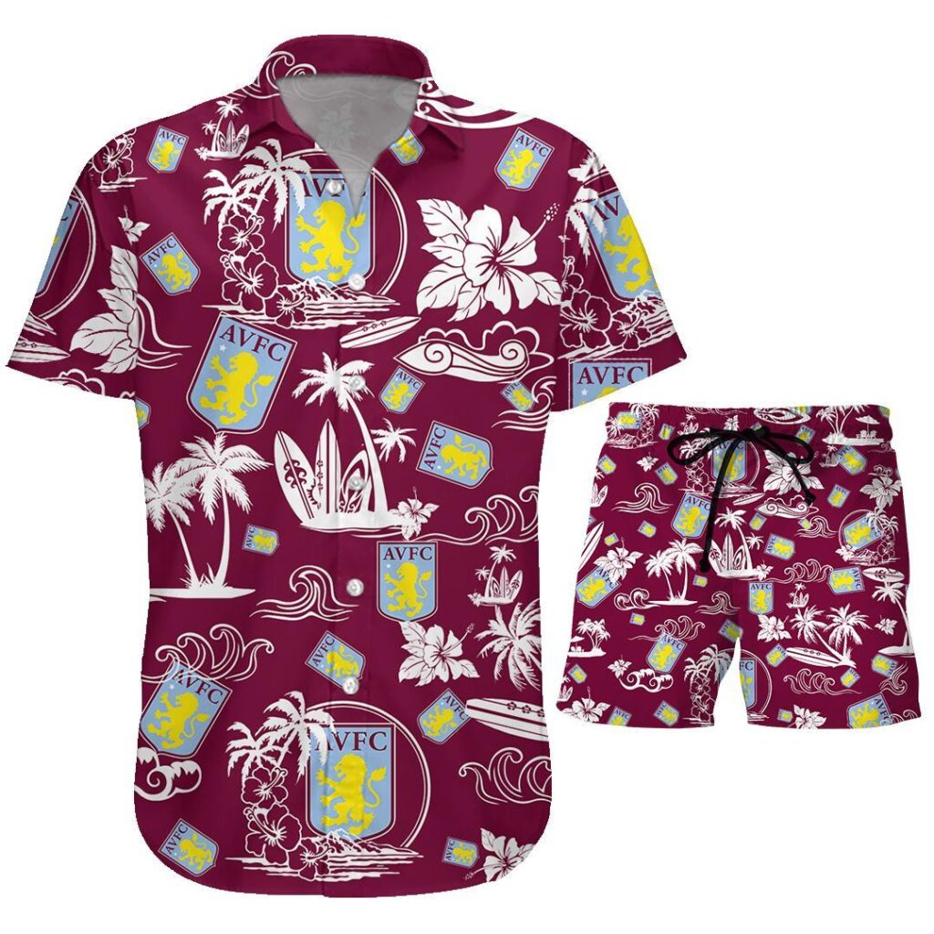 11AstonVilla070 | Hawaiian Shirt and Shorts