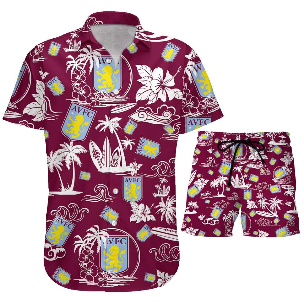 11AstonVilla073 | Hawaiian Shirt and Shorts