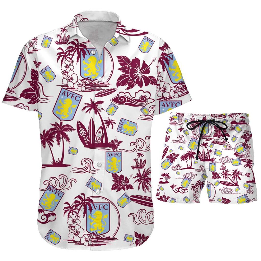 11AstonVilla073 | Hawaiian Shirt and Shorts