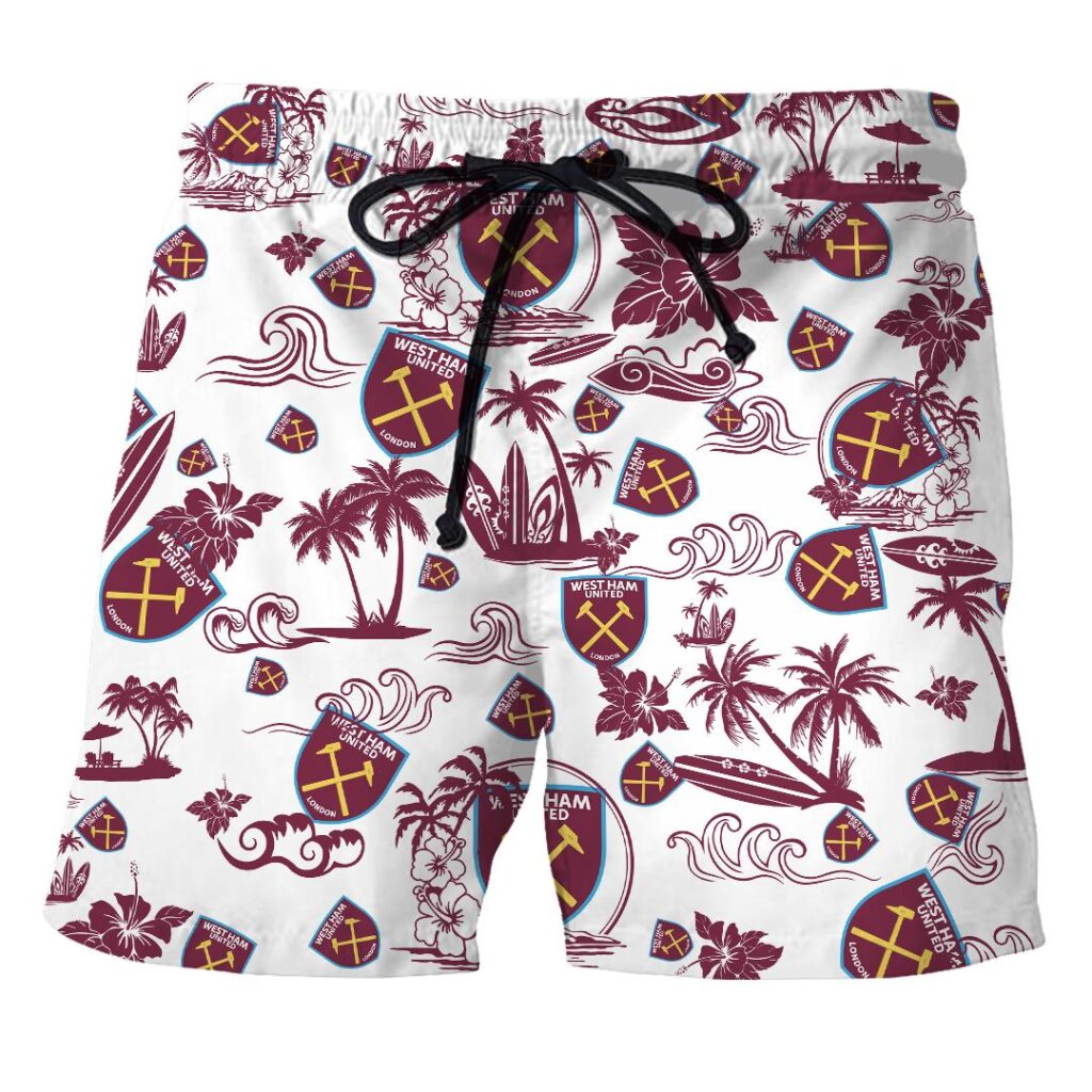 13WestHam073 | Hawaiian Shirt and Shorts