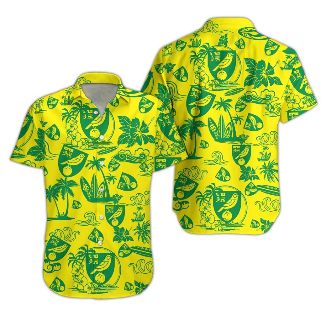 23NorwichCity070 | Hawaiian Shirt and Shorts