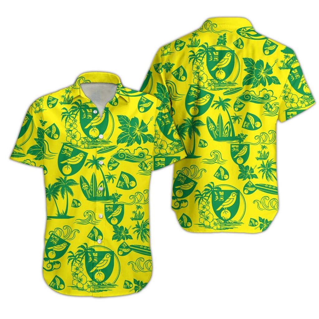 23NorwichCity073 | Hawaiian Shirt and Shorts