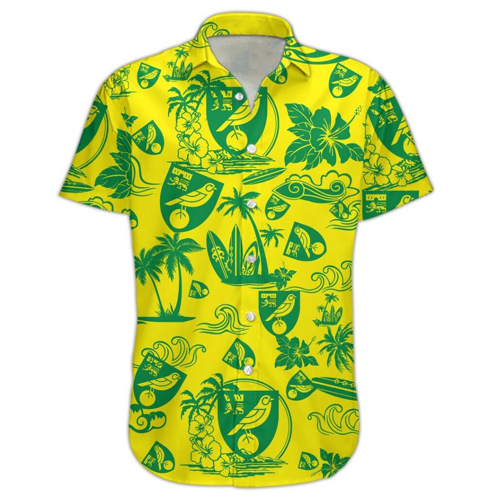 23NorwichCity073 | Hawaiian Shirt and Shorts