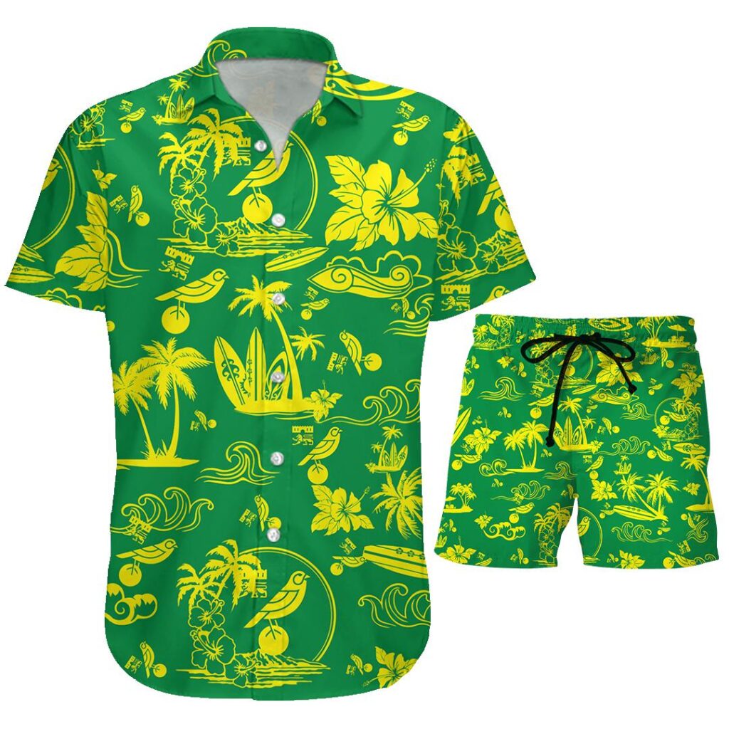 23NorwichCity073 | Hawaiian Shirt and Shorts