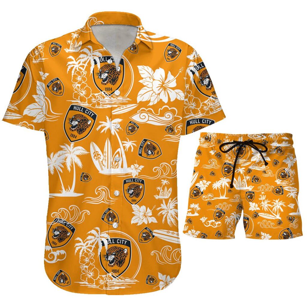 39HullCity073 | Hawaiian Shirt and Shorts