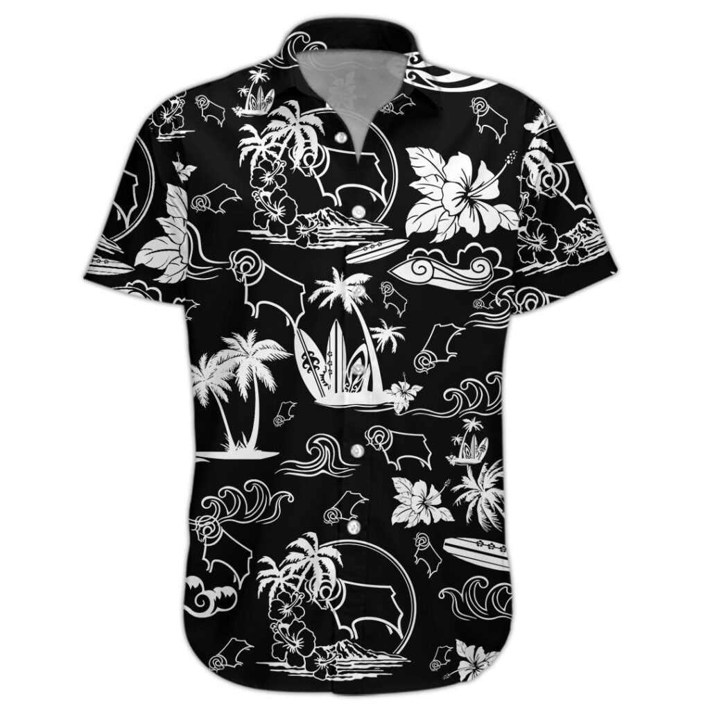 43DerbyCounty070 | Hawaiian Shirt and Shorts