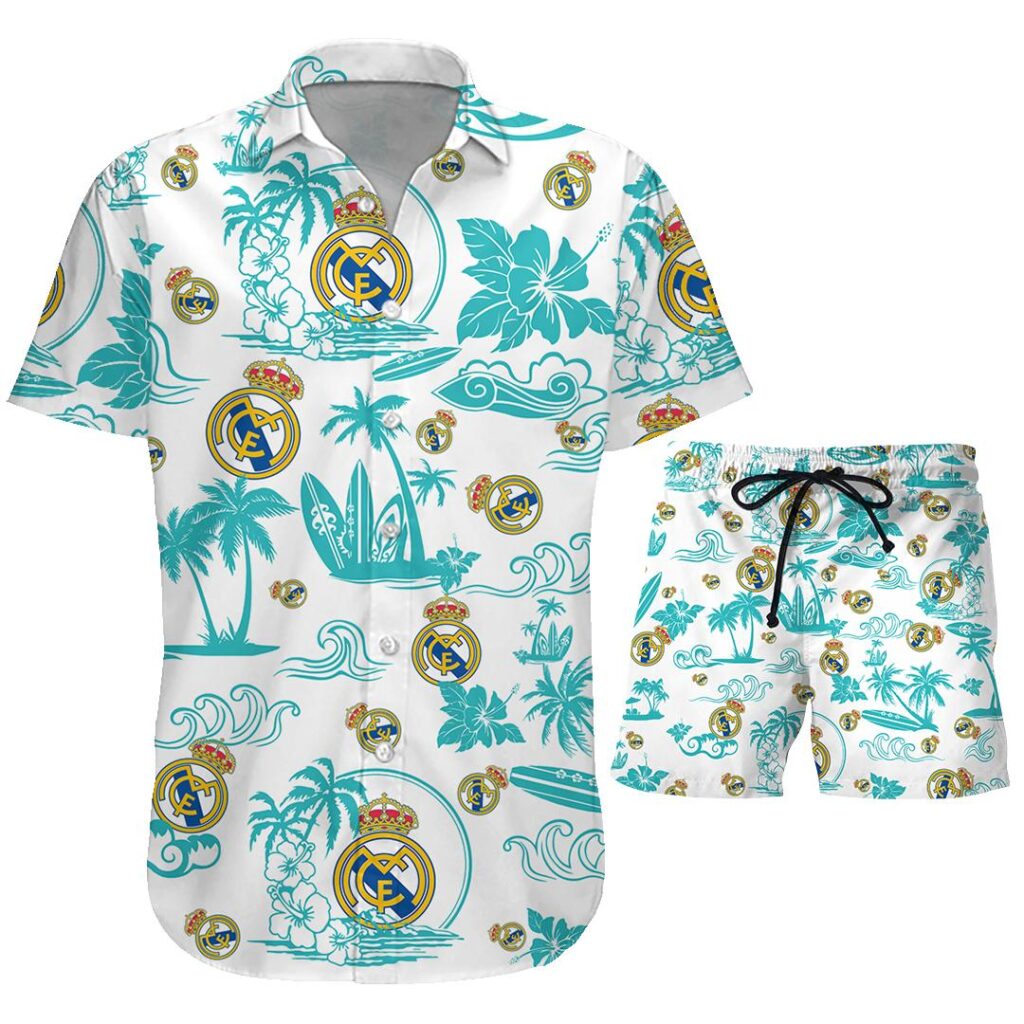 01RealMadrid073 | Hawaiian Shirt and Shorts