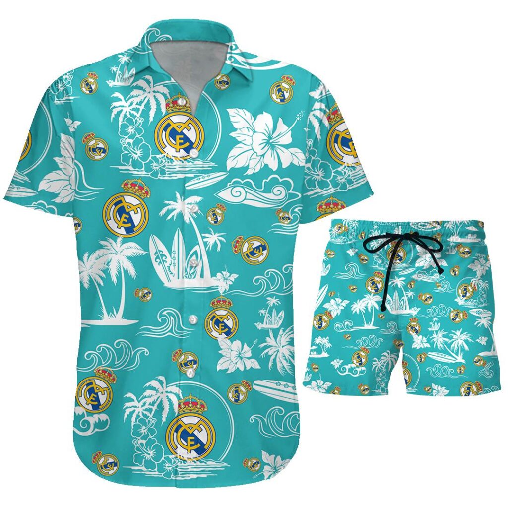 01RealMadrid073 | Hawaiian Shirt and Shorts