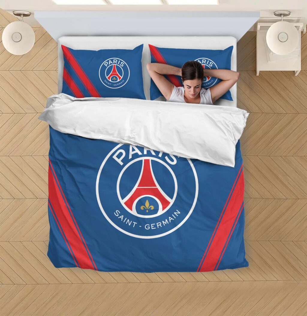 LFP Paris Saint Germain FC Bedding Duvet Cover | Quilt + 1|2 Pillow Cases