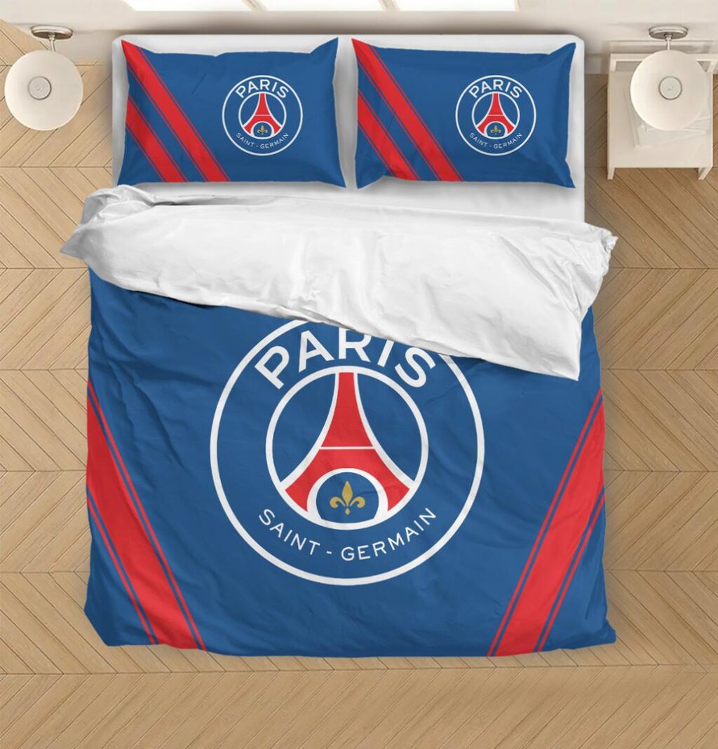 LFP Paris Saint Germain FC Bedding Duvet Cover | Quilt + 1|2 Pillow Cases