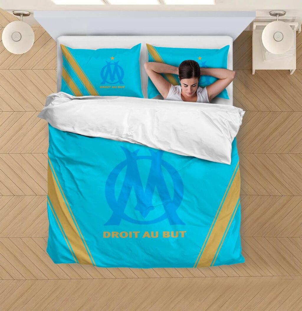 LFP Olympique de Marseille Bedding Duvet Cover | Quilt + 1|2 Pillow Cases