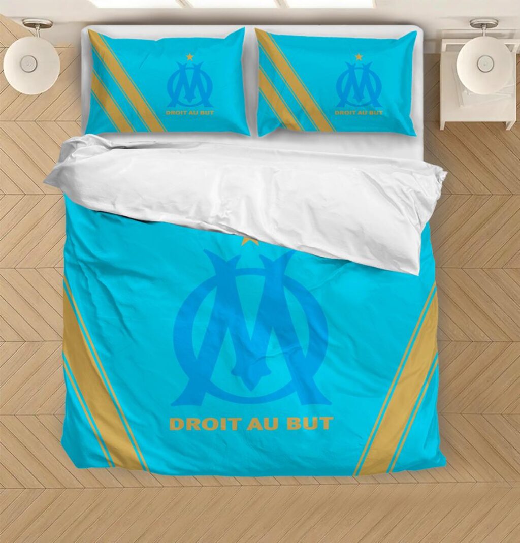 LFP Olympique de Marseille Bedding Duvet Cover | Quilt + 1|2 Pillow Cases