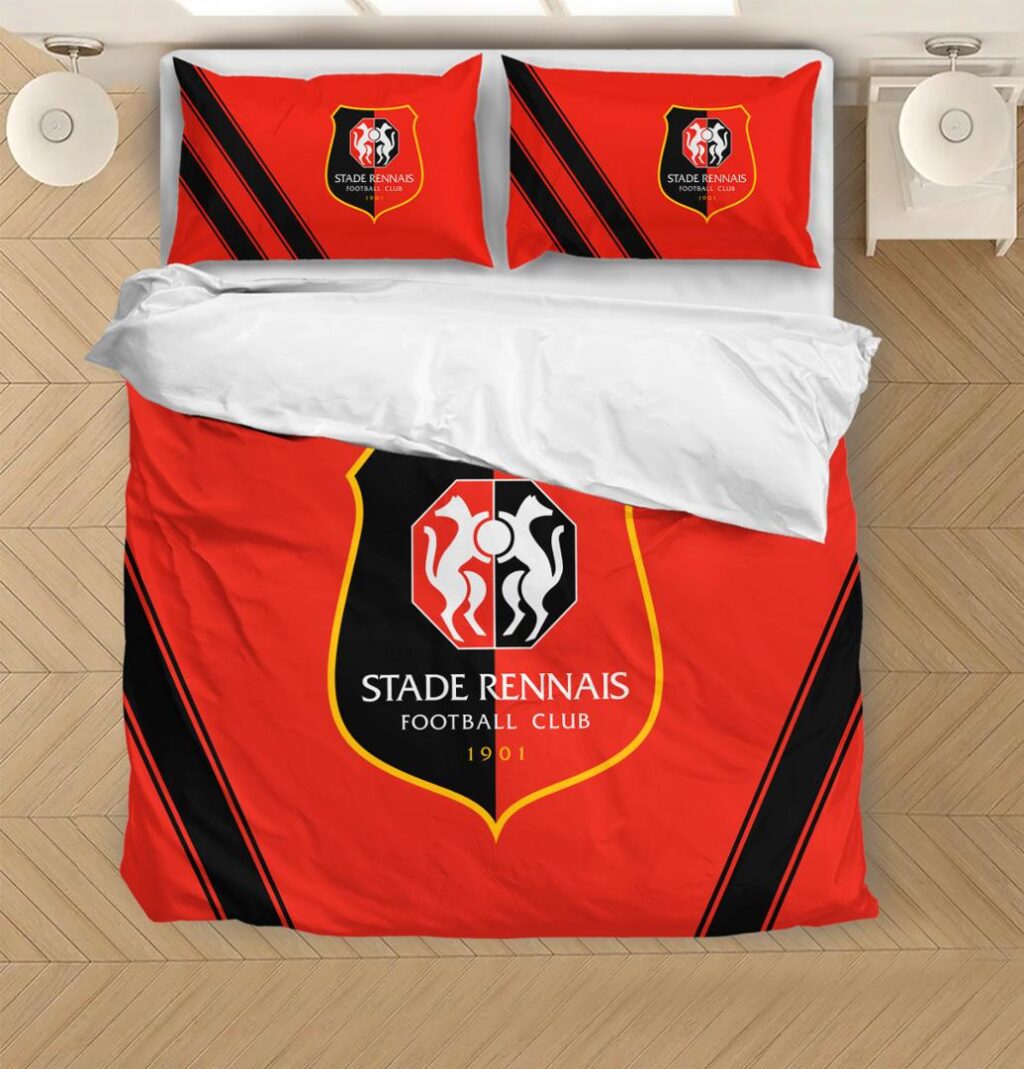 LFP Stade Rennais FC Bedding Duvet Cover | Quilt + 1|2 Pillow Cases