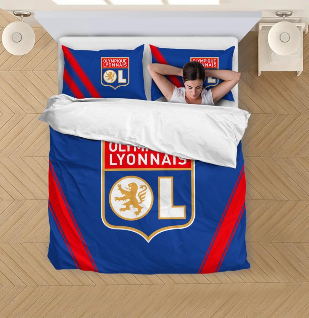 LFP Olympique Lyonnais Bedding Duvet Cover | Quilt + 1|2 Pillow Cases