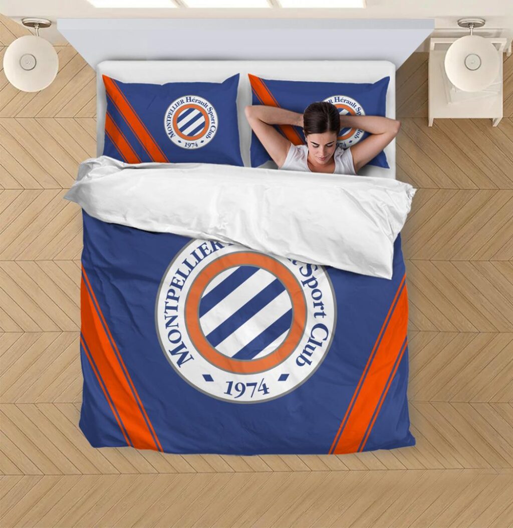 LFP Montpellier HSC Bedding Duvet Cover | Quilt + 1|2 Pillow Cases