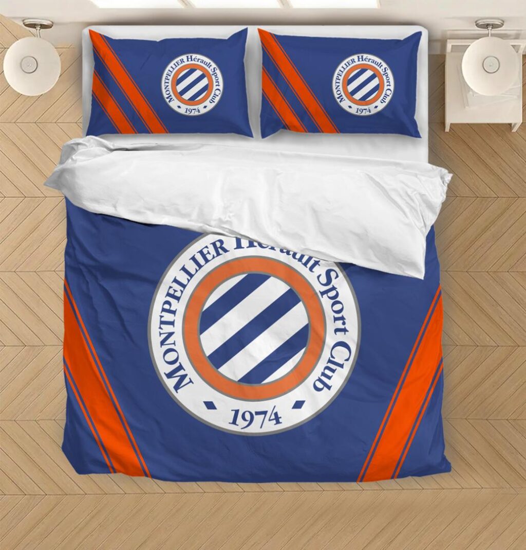 LFP Montpellier HSC Bedding Duvet Cover | Quilt + 1|2 Pillow Cases