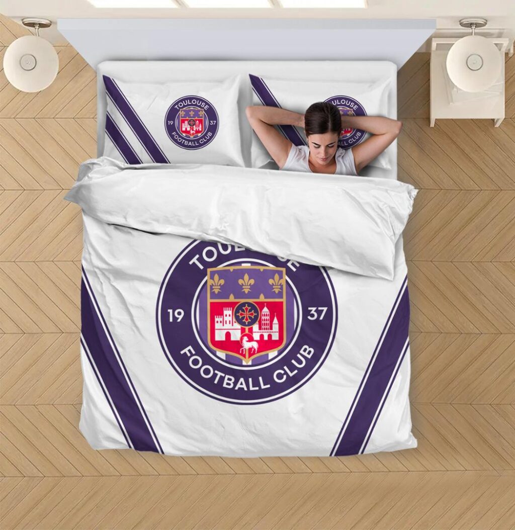 LFP Toulouse FC Bedding Duvet Cover | Quilt + 1|2 Pillow Cases