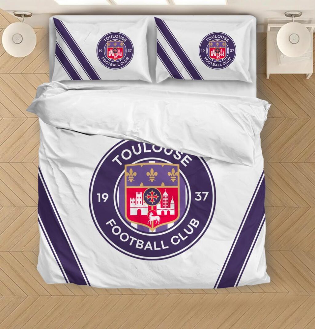 LFP Toulouse FC Bedding Duvet Cover | Quilt + 1|2 Pillow Cases