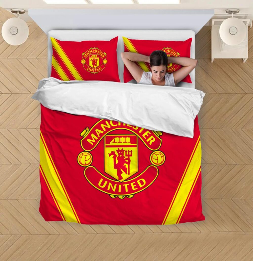 EPL Manchester United Bedding Duvet Cover + 1/2 Pillow Cases