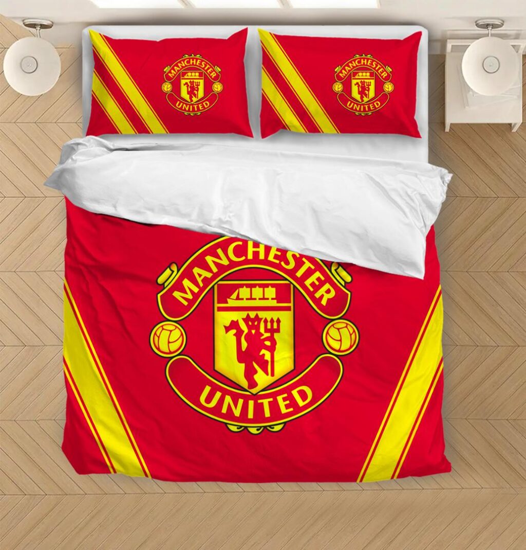 EPL Manchester United Bedding Duvet Cover + 1/2 Pillow Cases