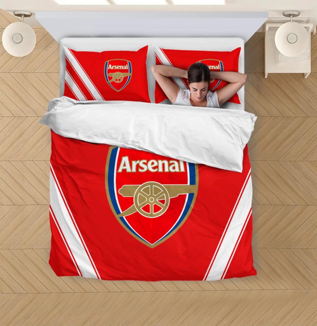 EPL Arsenal Bedding Duvet Cover + 1/2 Pillow Cases