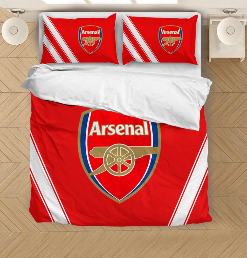 EPL Arsenal Bedding Duvet Cover + 1/2 Pillow Cases