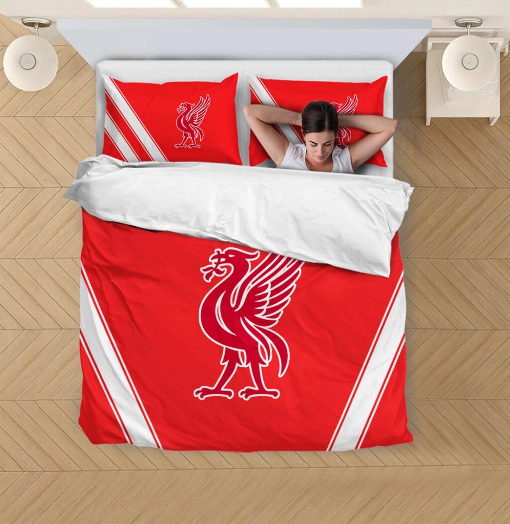 EPL Liverpool Bedding Duvet Cover + 1/2 Pillow Cases