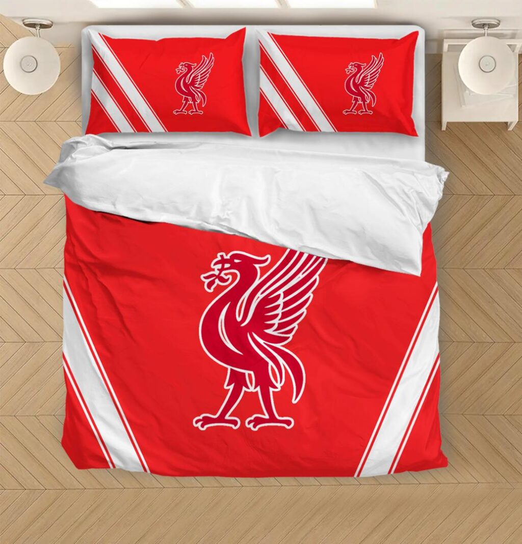 EPL Liverpool Bedding Duvet Cover + 1/2 Pillow Cases