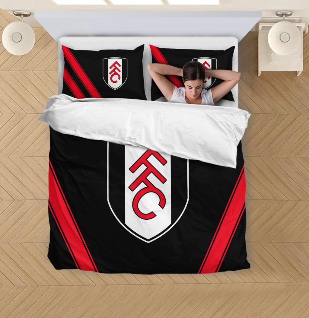 EPL Fulham FC Bedding Duvet Cover + 1/2 Pillow Cases