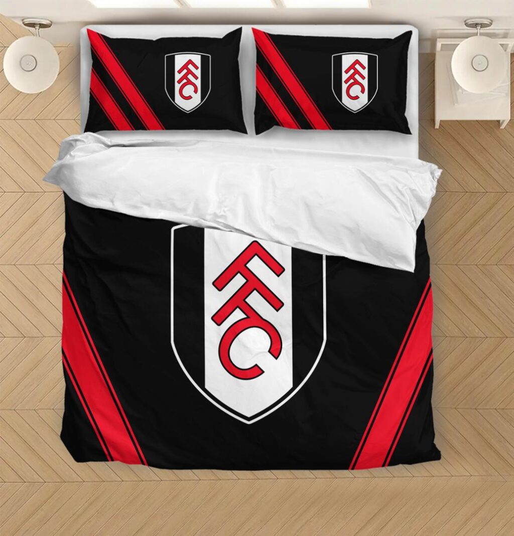 EPL Fulham FC Bedding Duvet Cover + 1/2 Pillow Cases