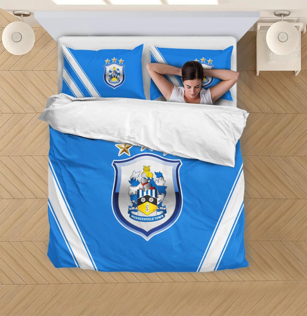 EPL Huddersfield Town Bedding Duvet Cover + 1/2 Pillow Cases