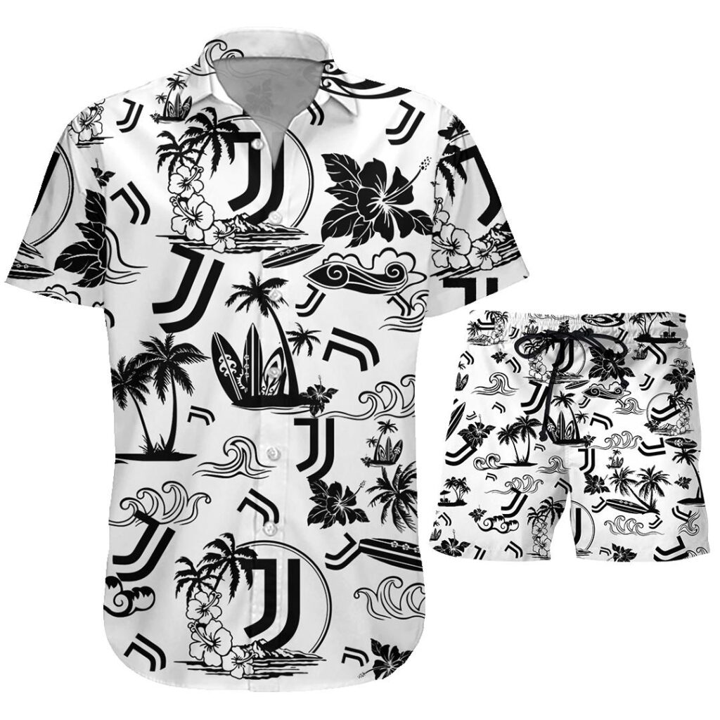 01Juventus073 | Hawaiian Shirt and Shorts